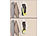 infactory 3er-Set Vakuum-Kleiderbeutel zur Saug-Kompression, mit Hosenhaltern infactory Vakuum Hänge-Kleiderbeutel, Staubsauger Kompression