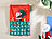 PEARL Adventskalender zum Selbstbefüllen, Weihnachtsmann-Motiv, 42,5 x 30 cm PEARL Adventskalender