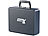 Xcase Stahl-Geldkoffer mit Kassette, Euro-Münzbrett, Koffer-Griff, 30x24x9cm Xcase Geldkassetten mit Münzbretter