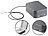Xcase Mini-Stahl-Safe für Reise & Auto, Zahlenschloss, Sicherungskabel, 0,7l Xcase Mini-Safes mit Stahlkabel