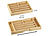 Rosenstein & Söhne Variabler Bambus-Besteckeinsatz, 6 - 8 Fächer, ausziehbar 37 - 45,5 cm Rosenstein & Söhne Variable Bambus-Besteckeinsätze