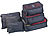 PEARL 6er-Set Kleidertaschen für Koffer, Reisetasche & Co., 6 Größen PEARL Kleidertaschen-Sets