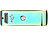 PEARL Elektronisches USB-Feuerzeug mit doppeltem Lichtbogen & Akku, violett PEARL Elektronische Lichtbogen-Feuerzeuge