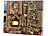 infactory Wandbild "Weihnachtliches Kaminzimmer", Versandrückläufer infactory LED-Weihnachts-Wandbilder