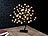 Lunartec LED-Baum mit 64 beleuchteten Blüten, 45 cm, IP44, Versandrückläufer Lunartec 