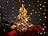 Lunartec 2er-Set handgefertigte Deko-Weihnachtsbäume mit je 20 warmweißen LEDs Lunartec Deko-Weihnachtsbäume mit LED-Beleuchtung