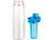 Rosenstein & Söhne Tritan-Trinkflasche mit Fruchtbehälter, BPA-frei, 800 ml, blau Rosenstein & Söhne Trinkflaschen mit Fruchtbehälter