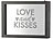 infactory Deko-Spiegel mit Glitzerschrift "Love and Kisses" und LED-Beleuchtung infactory Deko-Spiegel mit Schriften und LED-Hintergrundbeleuchtungen