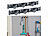 AGT 2er-Set Wandhalter-Leiste für Besen, Wischmopp, Gartengeräte & Co. AGT Wandhalter für Haushaltsgeräte