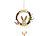 PEARL 2er-Set Weidenkränze zum Aufhängen, mit Schriftzug "Frohe Ostern" PEARL Weidenkranz-Osterdeko zum Aufhängen