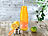 Rosenstein & Söhne Trinkflasche, Zitruspresse & Kräuterwasser-Bereiter, BPA-frei, orange Rosenstein & Söhne Trinkflaschen mit Fruchtbehältern und Zitruspressen