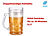 Rosenstein & Söhne Doppelwandiger Bierkrug, Bier- & Getränke-Kühler mit Fake-Bier, 0,3 l Rosenstein & Söhne