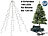 Lunartec Weihnachtsbaum-Überwurf-Lichterkette mit 6 Girlanden & 180 LEDs, IP44 Lunartec 
