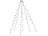 Lunartec Weihnachtsbaum-Überwurf-Lichterkette Versandrückläufer Lunartec Außen Weihnachtsbaum-Überwurf-Lichterketten