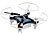 Simulus Mini-Quadrocopter m. VGA-Kamera, 3D-Flugmanöver, 2,4-GHz-Fernbedienung Simulus Ferngesteuerte 6-Kanal-Quadrocopter mit Kameras