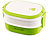 Rosenstein & Söhne Lunchbox mit 2 Etagen und Tragegriff, Clip-Deckel, BPA-frei, 700 ml Rosenstein & Söhne Lunchboxen mit 2 Fächern