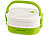 Rosenstein & Söhne Lunchbox mit 2 Etagen und Tragegriff, Clip-Deckel, BPA-frei, 700 ml Rosenstein & Söhne Lunchboxen mit 2 Fächern