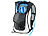 Xcase Ultraleichter Fahrrad-Rucksack mit 2-Liter-Trinksystem und Reflektoren Xcase