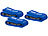 PEARL Koffergurt mit Clip-Verschluss, größenverstellbar bis 200 cm, 3er-Set PEARL Koffergurte mit Clip-Verschlüssen