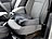 Lescars 2er-Set Memory-Foam-Sitzkissen für bequemes Sitzen im Auto, Büro & Co. Lescars