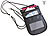 Xcase Unisex-Brustbeutel mit RFID-Schutz, Reise-Organizer, 4 Fächer, schwarz Xcase RFID-Brustbeutel
