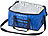 PEARL Faltbare Kühltasche mit Schultergurt & Tragegriffen, 24 Liter, blau PEARL Faltbare Kühltaschen
