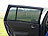 Lescars 4er-Set Universal-Überzieh-Sonnenschutze für Auto-Seitenscheiben Lescars Überzieh-Sonnenschutze für Auto-Seitenscheiben