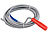 AGT Rohrreinigungs-Set: 2in1-Saugglocke und Abflussreiniger + 5-m-Spirale AGT Rohrreinigungs-Sets mit Saugglocken und Spiralen