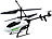 Simulus Ferngesteuerter 3,5-Kanal-Mini-Hubschrauber mit 3 Rotoren und Gyroskop Simulus Ferngesteuerte Mini-Helikopter