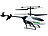 Simulus Ferngesteuerter 3,5-Kanal-Mini-Hubschrauber mit 3 Rotoren und Gyroskop Simulus Ferngesteuerte Mini-Helikopter