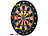 Playtastic Magnetische Dartscheibe mit 12 Pfeilen, je 6x gelb und rot, Ø 40cm Playtastic
