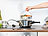 Rosenstein & Söhne Edelstahl-Schnellkochtopf mit Dampfgar-Einsatz, bis 90 kPa, 4 l Rosenstein & Söhne Dampfdruck-Kochtöpfe mit Dampfgareinsatz