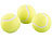 Speeron 12er-Set Tennisbälle für Fortgeschrittene, 65 mm Ø, gelb, Tragenetz Speeron Tennisbälle