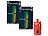 Gasanzeiger: AGT 2er-Set Gasstand-Anzeiger für Gasflaschen, 22-stufige Skala