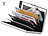 Xcase Flaches RFID-Kartenetui aus Edelstahl für 6 Chipkarten, silbern Xcase RFID-Kartenetuis