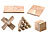 Playtastic Geduldspiel aus Holz "Super-Knobel-Pack" 5er-Set Playtastic Holz-Geduldspiele Packs