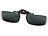 Speeron 2er-Set Sonnenbrillen-Clips "Slim" für Brillenträger, polarisiert Speeron