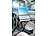 Lescars Universal-Notebook-Kfz-Halterung mit Kamerastativ Lescars