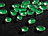 infactory Phosphoreszierende Leuchtsteine, 25 Stück, leuchten smaragdgrün infactory Leuchtsteine