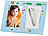 Your Design Großer Baby-Hand- und Fußabdruck-Bilderrahmen "Handprint", hellblau Your Design Rahmen für Babyfotos und Hand-/Fußabdrücke