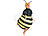 Luftkostüm: Playtastic Selbstaufblasendes Kostüm "Fette Biene"