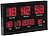Lunartec Multi-LED-Uhr mit Datum & Temperatur Lunartec