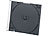 PEARL 10er-Set Slim-CD-Hüllen transparent/schwarz PEARL