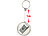 infactory 2er-Set Schlüsselanhänger Key-Rewinder Deluxe aus Edelstahl infactory Key-Rewinder