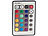 Lunartec Fernsteuerbarer LED-Spot, Multicolor, 5 W, E14, 230 V Lunartec LED-Spots E14 mit Farbwechsel (RGBW)