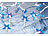 Lunartec Motiv-Lichterkette "Stars", 20 blaue Sterne, 3m Lunartec Sternen-LED-Lichterketten