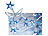 Lunartec Motiv-Lichterkette "Stars", 20 blaue Sterne, 3m Lunartec Sternen-LED-Lichterketten