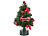 PEARL 2er-Set LED-Weihnachtsbäume mit Glasfaser-Farbwechslern PEARL Batteriebetriebene Mini-Weihnachtsbäume