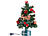 PEARL USB-Weihnachtsbaum mit LED-Farbwechsel-Glasfaserlichtern PEARL Mini-Weihnachtsbäume mit USB-Stromversorgungen