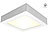 mlight Ein-/Unterbau-LED-Panel, quadratisch, dimmbar, warmweiß, 18 W, 1230 lm mlight LED-Einbau- und Unterbau-Panele